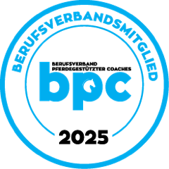 Siegel: Mitglied Berufsverband pferdegestützer Coaches bpc 2024