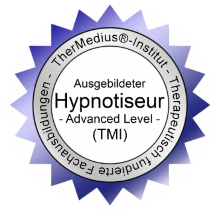 Siegel ausgebildeter Hypnotiseur Advanced Level